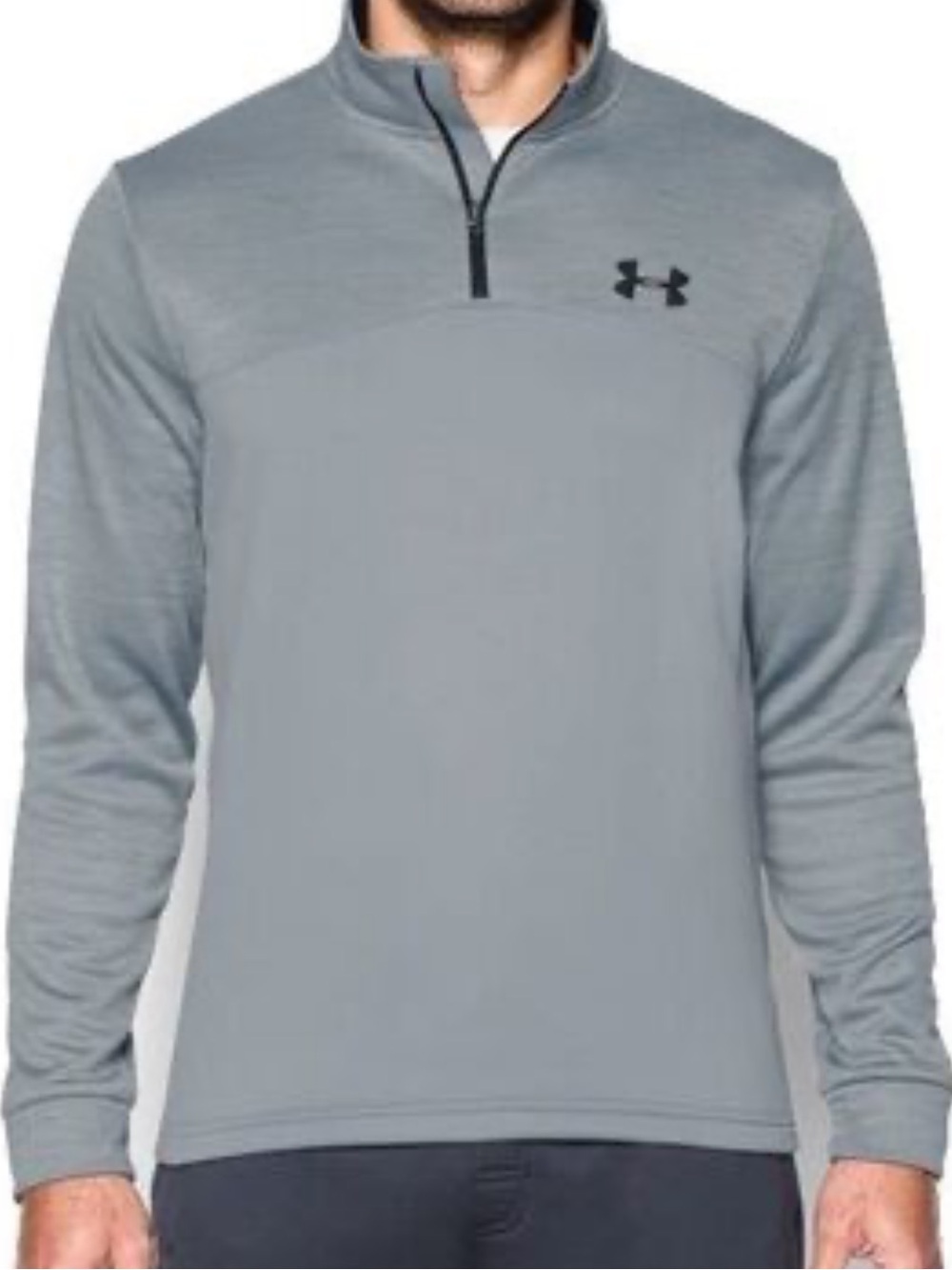 UNDER ARMOUR I Pullover 1/4 Zip Gray Size XL